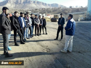 انجام چهار بازدید علمی در مدت یک هفته از صنایع و اماکن مرتبط توسط دانشجویان آموزشکده فنی پسران ایلام 3