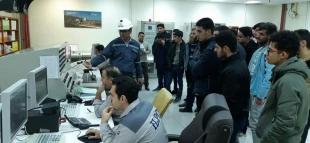 انجام بازدید علمی دانشجویان رشته پالایش گاز از مجتمع پتروشیمی ایلام 98.09.28 3