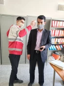 در راستاس مسولیت اجتماعی دانشگاه صورت گرفت: ضدعفونی مناطق پرخطر ایلام/ تولید 2000عدد ماسک/ انجام تب سنجی و غربالگری توسط کانون هلال احمر آموزشکده فنی پسران ایلام 2