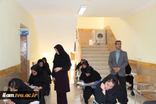 بازدید رئیس دانشگاه فنی و حرفه ای استان ایلام از حوزه های امتحانی  3