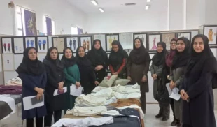 برگزاری بازارچه تولیدات دستی دانشگاه فنی و حرفه ای واحد دختران ایلام 2
