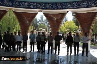 تجدید میثاق کارکنان دانشگاه فنی و حرفه‌ای واحد استان ایلام با آرمان‌های امام و شهدا 2
