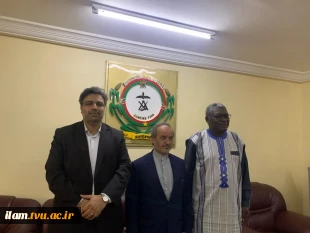 ملاقات دکتر خسرویان با رئیس دانشگاه ژوزف کی زربو در کشور بورکینافاسو 4