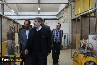 بازدید معاون آموزشی دانشگاه از دانشکده فنی و حرفه‌ای پسران شماره 1 کرمان(شهید چمران) و آموزشکده پسران شماره 2 کرمان (شهید دادبین) 5