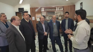 بازدید رئیس دانشگاه فنی و حرفه‌ای از پارک علم و فناوری دانشگاه کاشان 5