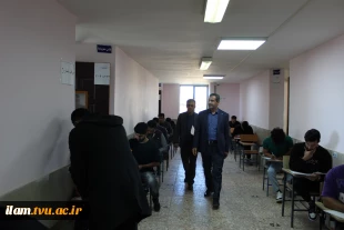 بازدید رئیس دانشگاه فنی و حرفه‌ای واحد استان ایلام از روند برگزاری امتحانات پایان نیم‌سال اول تحصیلی ۱۴۰۲                                                                               2