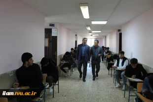 بازدید رئیس دانشگاه فنی و حرفه‌ای واحد استان ایلام از روند برگزاری امتحانات پایان نیم‌سال اول تحصیلی ۱۴۰۲                                                                               3