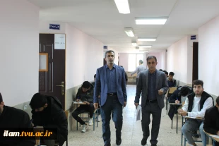 بازدید رئیس دانشگاه فنی و حرفه‌ای واحد استان ایلام از روند برگزاری امتحانات پایان نیم‌سال اول تحصیلی ۱۴۰۲                                                                               4