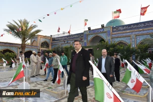 حضور رئیس دانشگاه فنی و حرفه‌ای و معاون فرهنگی و دانشجویی در زیارتگاه شهدای هویزه و اردوی معنوی راهیان نور
 3