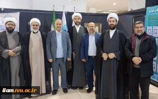 بازدید معاون فرهنگی و دانشجویی دانشگاه فنی و حرفه‌ای از غرفه بخش دانشگاهی سی و یکمین نمایشگاه بین‌المللی قرآن کریم