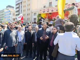 حضور پر شور دانشگاهیان دانشگاه فنی و حرفه‌ای در راهپیمایی روز جهانی قدس
 3