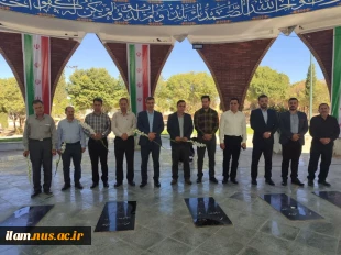 گرامی‌داشت هفته دفاع مقدس با حضور بر مزار شهدای گمنام 2