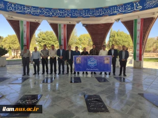 گرامی‌داشت هفته دفاع مقدس با حضور بر مزار شهدای گمنام 3
