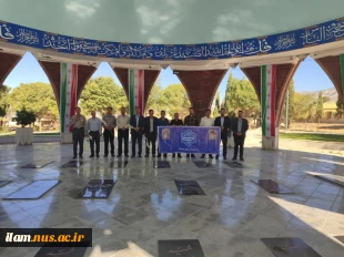 گرامی‌داشت هفته دفاع مقدس با حضور بر مزار شهدای گمنام 5