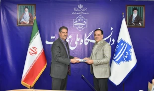با حضور دکتر زمانی، سرپرست دانشگاه ملی مهارت؛

آیین تکریم و معارفه مدیرکل حوزه ریاست، روابط عمومی و هماهنگی امور استان‌ها صورت گرفت 7