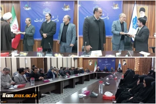 برگزاری آیین تکریم و معارفه رئیس و سرپرست دانشگاه ملی مهارت واحد استانی قم