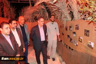 بازدید رئیس دانشگاه ملی مهارت و هیئت همراه از اردوی معنوی راهیان نور دانشجویان و موقعیت شهید دانیال رضازاده در خرمشهر
 3