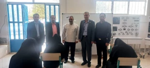 بازدید مشاور رئیس دانشگاه و رئیس مرکز نظارت،ارزیابی و تضمین کیفیت از آموزشکده حاج حشمت شهبازی نهاوند
 3