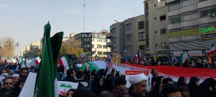 حضور هیئت رئیسه و کارکنان سازمان مرکزی دانشگاه ملی مهارت در راهپیمایی ۲۲ دی‌ماه
 5