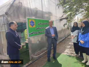 حضور ریاست دانشگاه ملی مهارت در دانشکده دختران دکتر شریعتی تهران و بازدید از گلخانه دانشکده
 4
