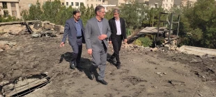 بازدید رئیس دانشگاه ملی مهارت و مدیران ستادی از فضاهای آسیب‌دیده جنگ سوم تحمیلی دانشکده ملی مهارت ولیعصر(عج)
 2