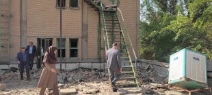 بازدید رئیس دانشگاه ملی مهارت و مدیران ستادی از فضاهای آسیب‌دیده جنگ سوم تحمیلی دانشکده ملی مهارت ولیعصر(عج)
 6