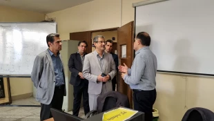 بازدید معاون آموزشی دانشگاه از آموزشکده شهید شمسی پور تهران و روند برگزاری آزمون علمی و عملی (PE) جذب هیأت علمی
 4