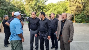 بازدید مسئولین دانشگاه ملی مهارت از روند تدارکات و آماده‌سازی امکانات میزبانی آیین وداع با رهبر شهید در دانشکده‌های دکتر شریعتی و شهید شمسی‌پور
 7