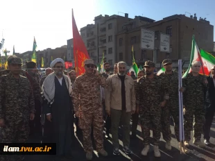 حضور پرشور دانشگاهیان دانشگاه ملی مهارت در رزمایش ۳۱۳ هزار نفری جان فدایان تهران
 8