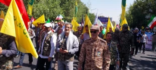 حضور پرشور دانشگاهیان دانشگاه ملی مهارت در رزمایش ۳۱۳ هزار نفری جان فدایان تهران
 10