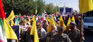 حضور پرشور دانشگاهیان دانشگاه ملی مهارت در رزمایش ۳۱۳ هزار نفری جان فدایان تهران
 12